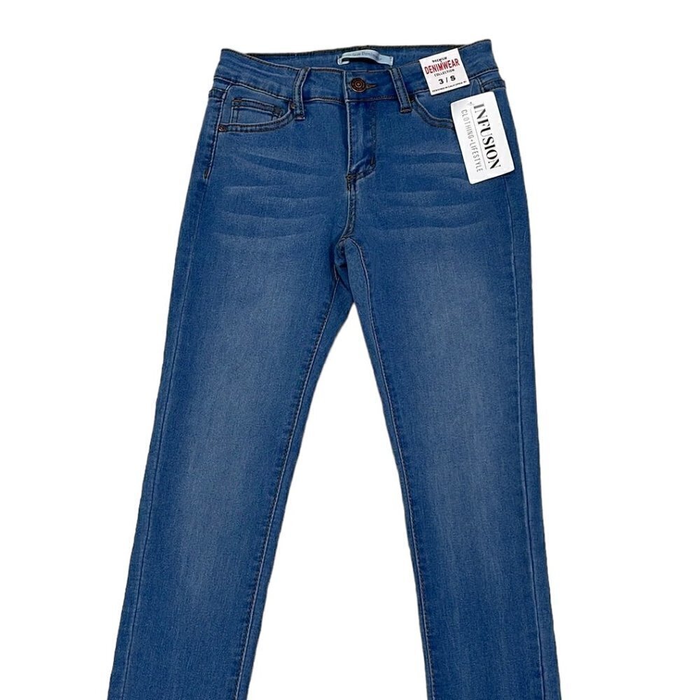 Premium Denimwear Collection NWT Jeans Wash Skinny Blue Denim 3 Small S - Picture 2 of 11